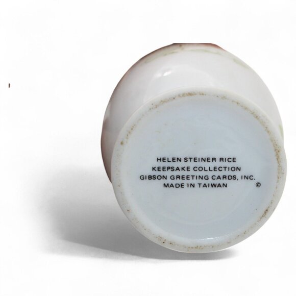 Helen Steiner Rice Yellow Rose Keepsake Collection Porcelain Bud Vase 6 1/2"H - Picture 5 of 6